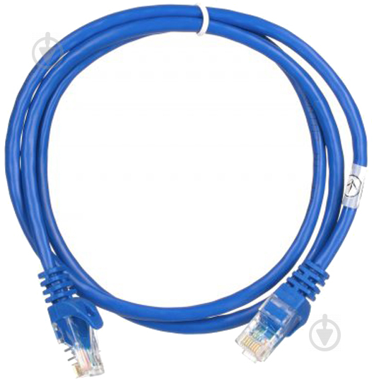 Патч-корд 2E PC5ECOP - 100BL Cat 5e / RJ45 / 26AWG 1 м синій - фото 2