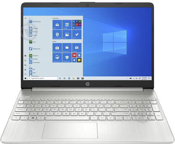 Ноутбук HP 15s-eq1003ua 15,6 (1U9R9EA) silver - фото 1