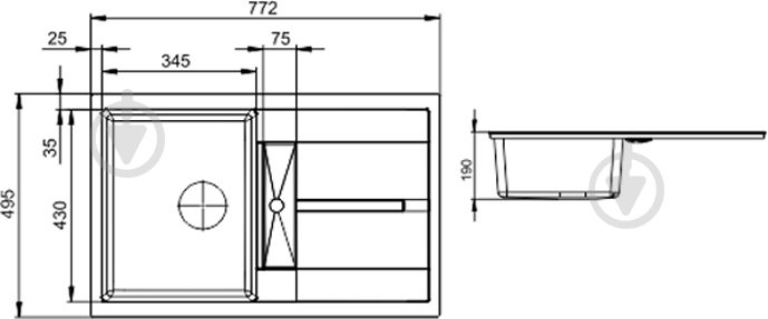 Мойка для кухни Interline LOTUS avena - фото 3