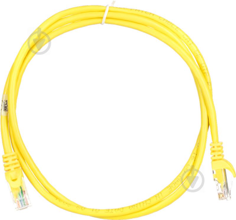 Патч-корд 2E Cat 5e UTP 26AWG 2E-PC5ECOP-120YLW 1,2 м желтый - фото 2