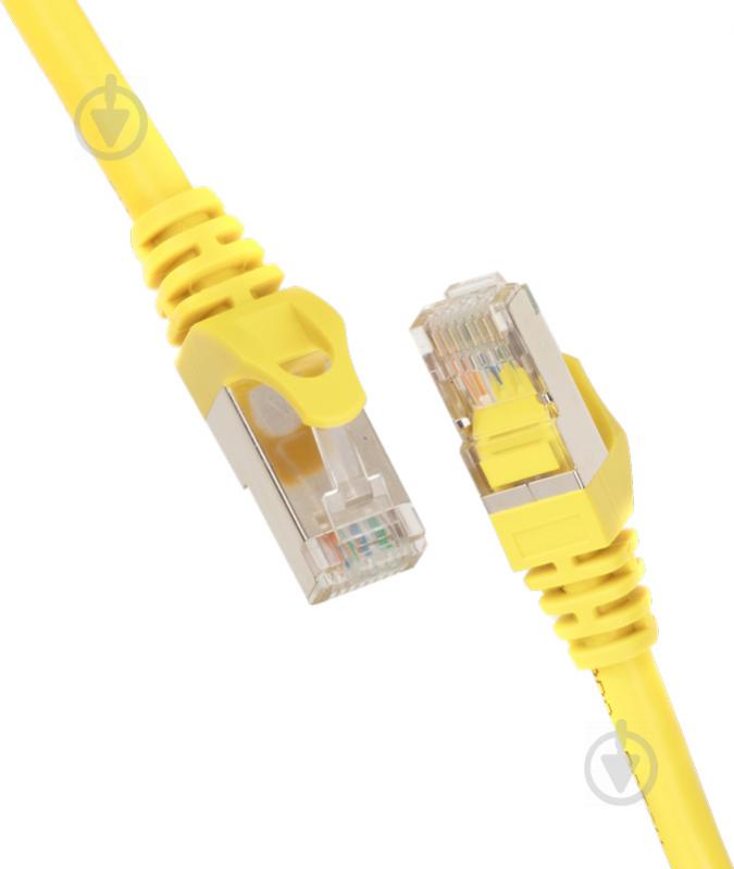 Патч-корд 2E Cat 5e UTP 26AWG 2E-PC5ECOP-120YLW 1,2 м желтый - фото 1