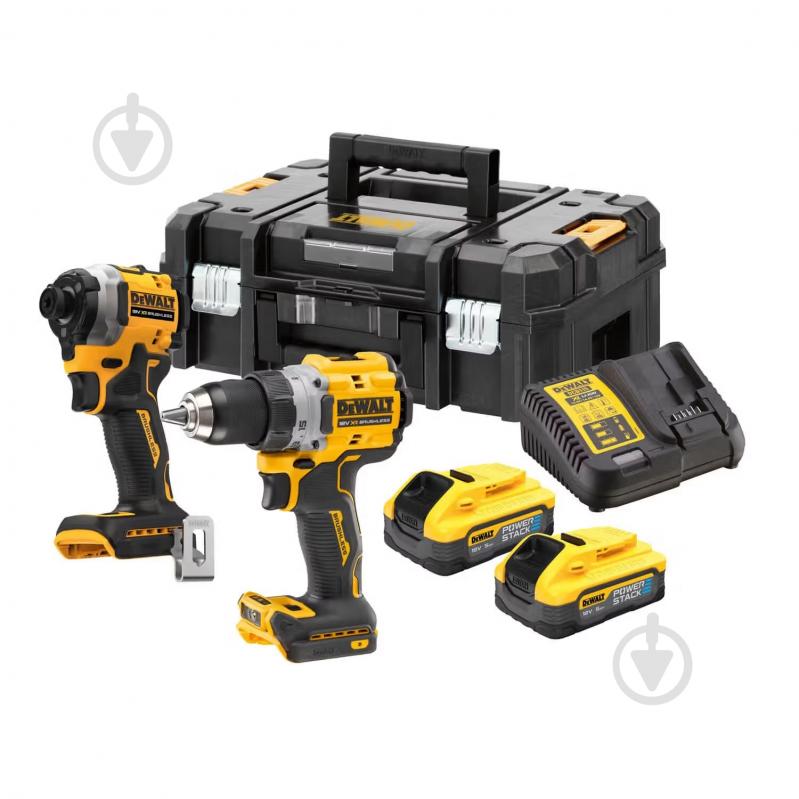 Набор аккумуляторного инструмента DeWalt DCK2051E2T - фото 1 Набор аккумуляторного инструмента DeWalt DCK2051E2T - фото 1