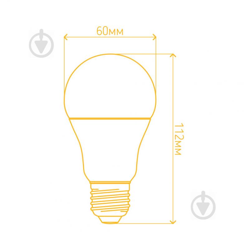 Лампа светодиодная LightMaster LB-680 11 Вт A60 матовая E27 230 В 6500 К - фото 4