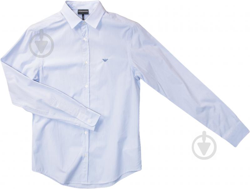 Сорочка Emporio Armani CAMICIA UOMO / MAN SHIRT 8N1C751V04Z-F709 р. L блакитний - фото 1