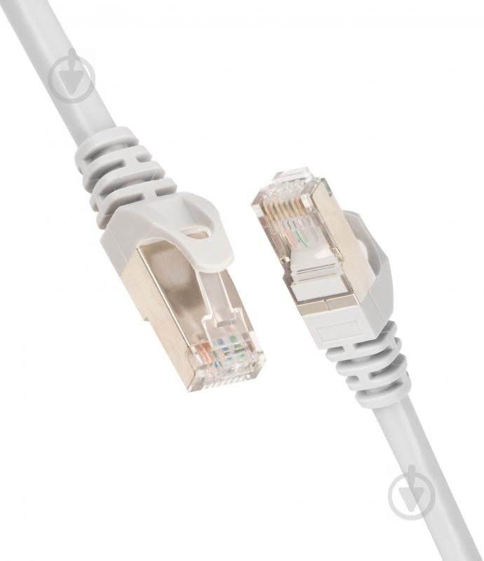 Патч-корд 2E Cat 5e UTP RJ45 26AWG 7/0.16 Cu 2E-PC5ECOP-150GRY 1,5 м сірий - фото 2