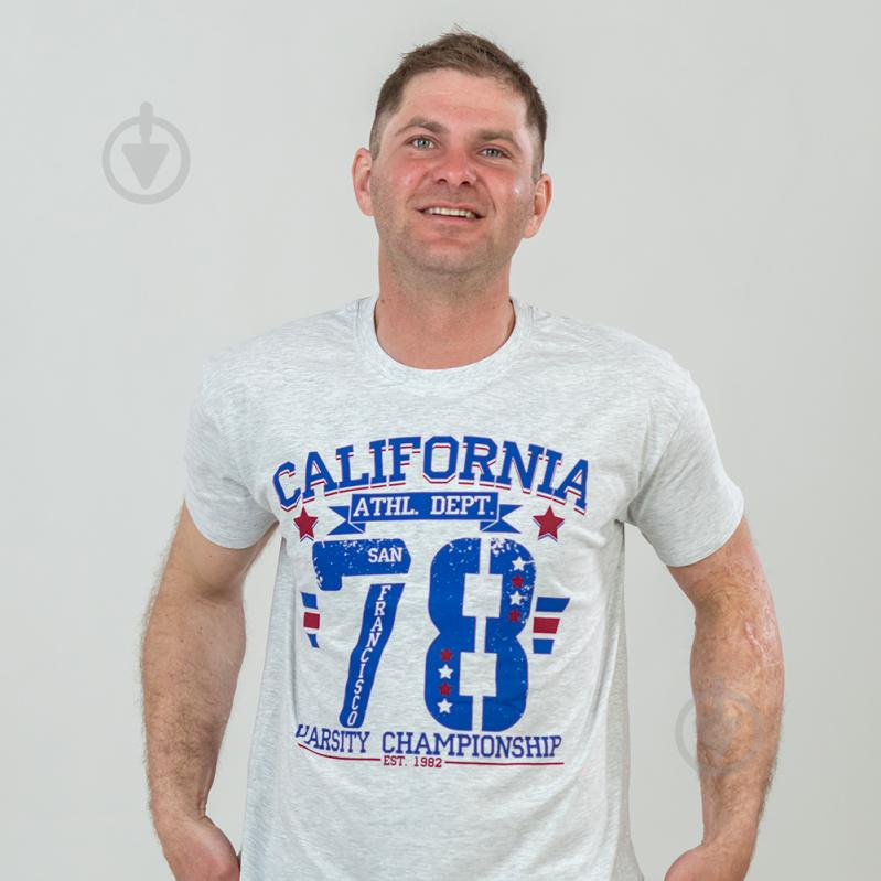 Футболка Sol's California_78 11380300/58 р.XL світло-сірий меланж - фото 1