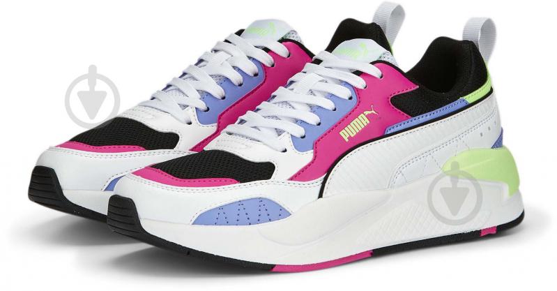 Кроссовки женские Puma X-RAY 2 SQUARE PUMA BLACK-PUMA WHITE-RAV 37310872 р.40 разноцветные - фото 3