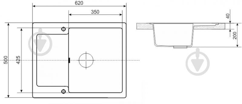 Мойка для кухни Interline POLO chocolate - фото 2