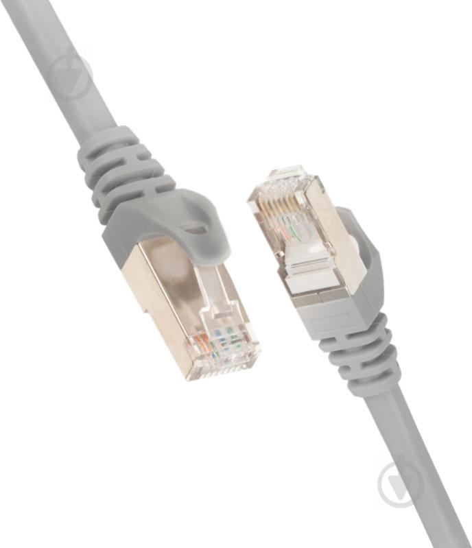 Патч-корд 2E Cat 6 UTP 26AWG 2E-PC6COP-050GRY 0,5 м серый - фото 1