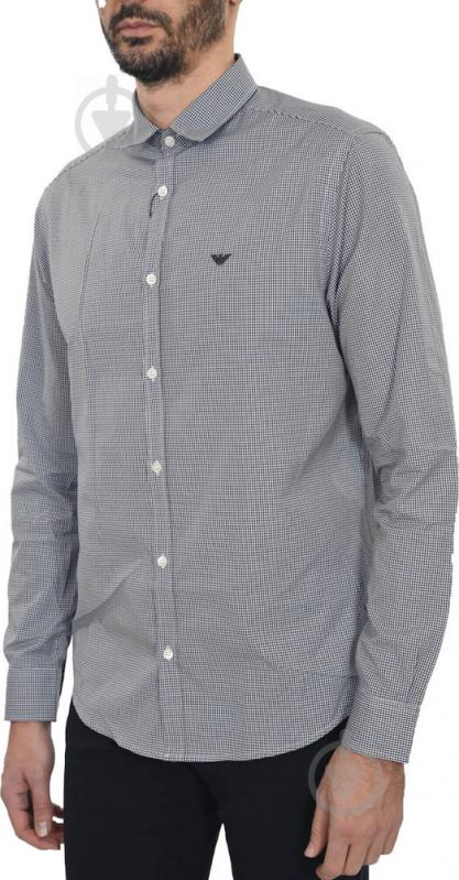 Сорочка Emporio Armani CAMICIA UOMO / MAN SHIRT 8N1C751V04Z-F919 р. S сірий - фото 3