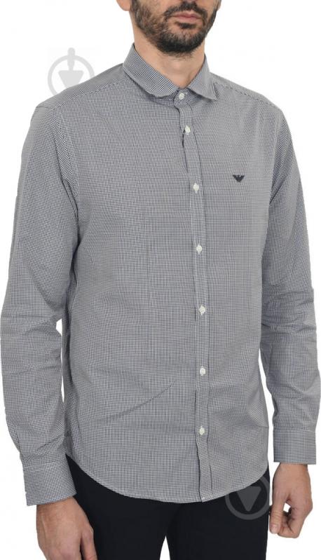 Сорочка Emporio Armani CAMICIA UOMO / MAN SHIRT 8N1C751V04Z-F919 р. S сірий - фото 2