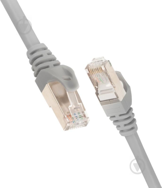 Патч-корд 2E Cat 6 UTP 26AWG 2E-PC6COP-150GRY 1,5 м сірий - фото 1