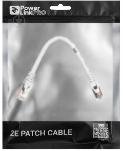 Патч-корд 2E Cat 6,S-FTP,RJ45, 4Х2 27AWG ,7/0.14 Cu, PVC 0,2 м серый - фото 3