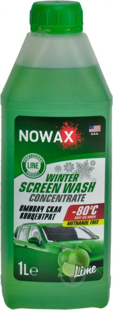 Омивач скла Nowax Winter Screen Wash concentrate NX01170 Lime зима -80 °С 1 л - фото 1