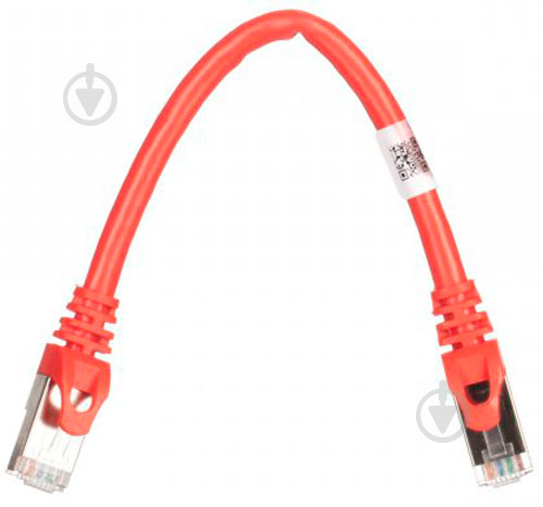 Патч-корд 2E Cat 6,S-FTP,RJ45, 4Х2 27AWG ,7/0.14 Cu, PVC 0,2 м красный - фото 3