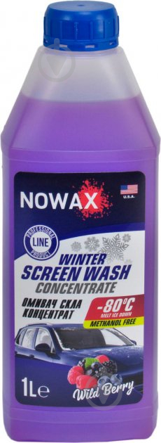 Омыватель стекла Nowax Winter Screen Wash concentrate NX01172 Wildberry зима -80 °С 1 л - фото 1