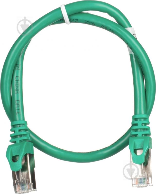 Патч-корд 2E PC6SFTPCOP - 050GRN Cat 6 / RJ45 / 27AWG 0,5 м зелений - фото 2