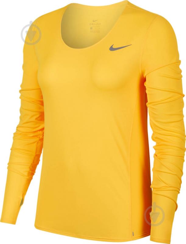 Футболка Nike W NK CITY SLEEK LS CJ2020-845 р.L жовтий - фото 1