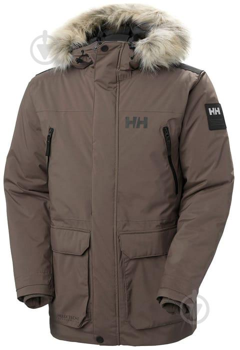 Куртка-парка мужская зимняя Helly Hansen REINE PARKA 53630-755 р.M коричневая - фото 1