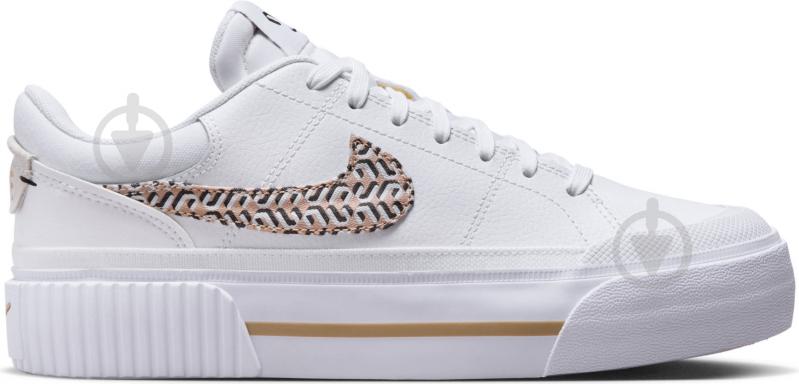 Кроссовки женские демисезонные Nike WMNS COURT LEGACY LIFT FD0558-100 р.37,5 белые - фото 1