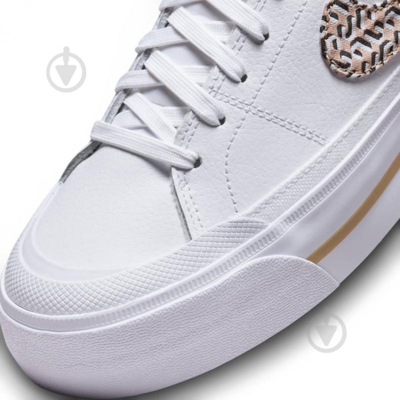 Кроссовки женские демисезонные Nike WMNS COURT LEGACY LIFT FD0558-100 р.38 белые - фото 7