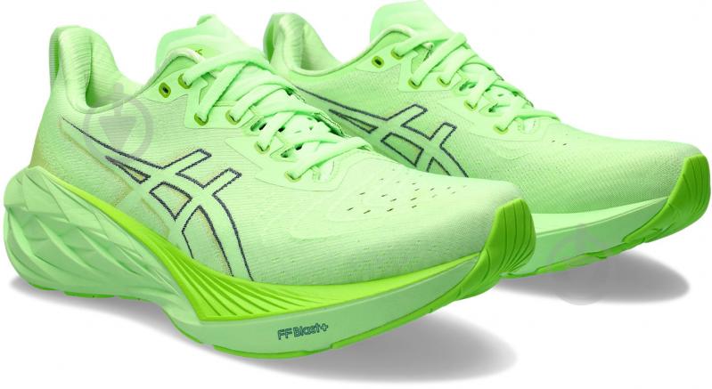 Кроссовки мужские Asics NOVABLAST 4 1011B693_300 р.43,5 салатовые - фото 4