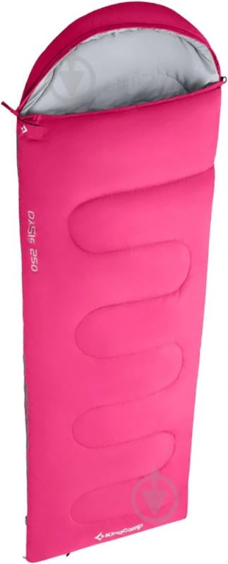 Спальний мішок KingCamp Oasis 250 Rosered (2248.65.70)