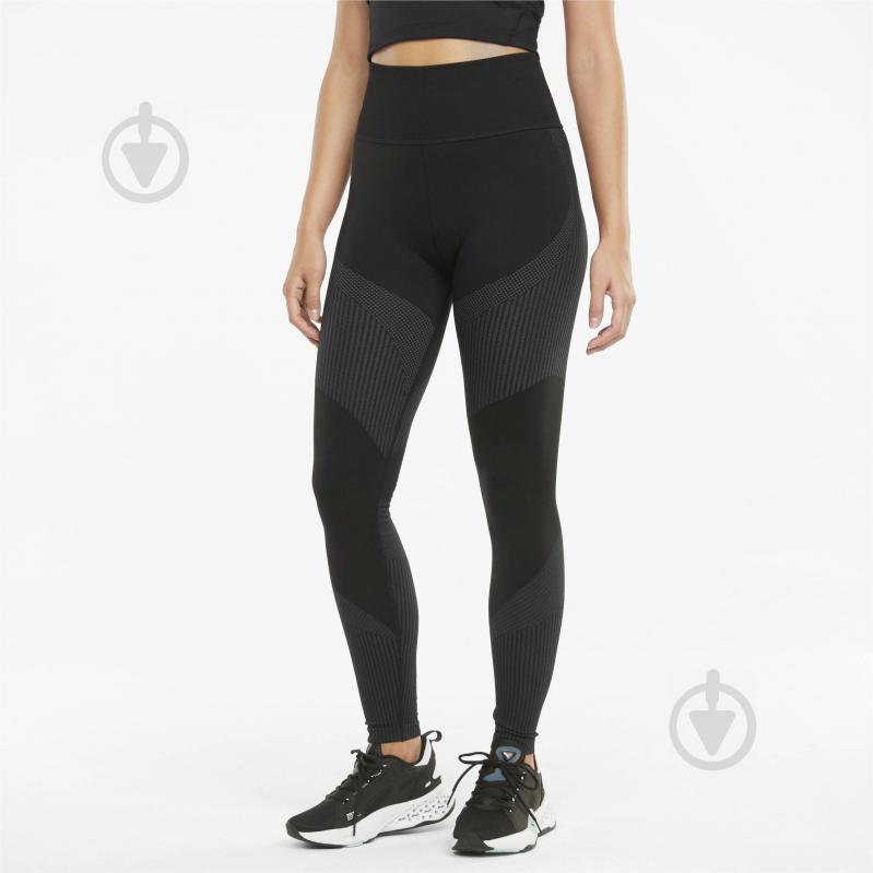 Лосини Puma Train Seamless HW 7 8 Tight 52105201 р.XS чорний - фото 3