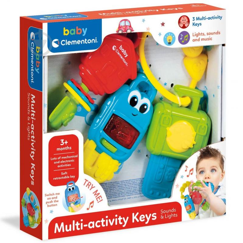 Погремушка Clementoni Multi-activity Keys 17460 - фото 4