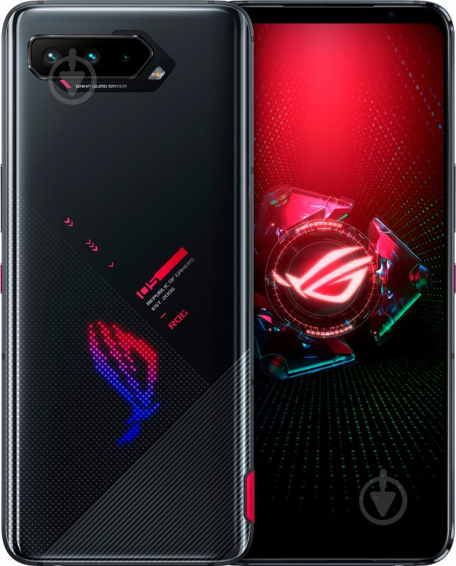 Смартфон Asus ROG Phone 5 12/256GB black (90AI0051-M01260) - фото 2