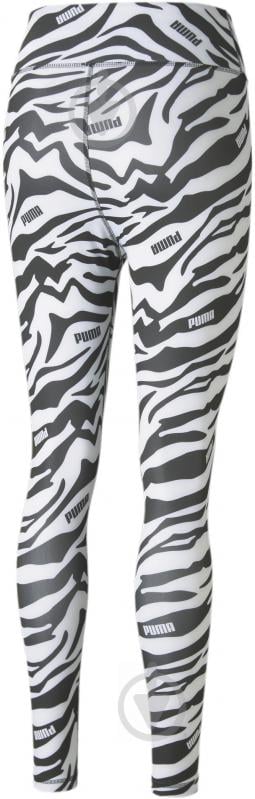 Лосины Puma Modern Sports 7 8 AOP Tights 85591002 р.M черно-белый - фото 2