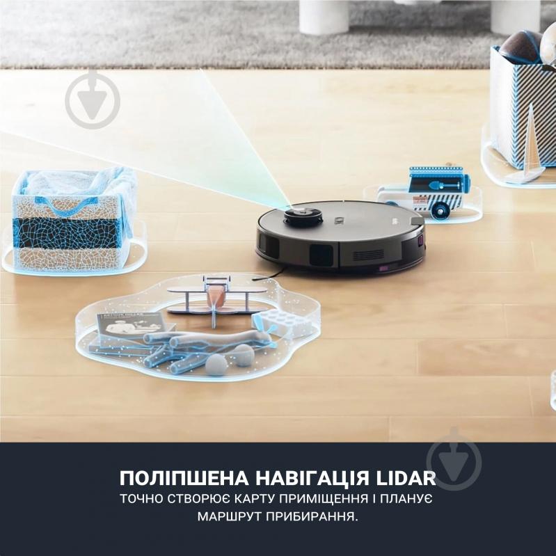 Робот-пилосос мийний Eureka E10S black - фото 5