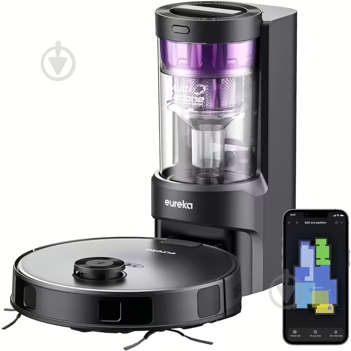 Робот-пилосос мийний Eureka E10S black - фото 9