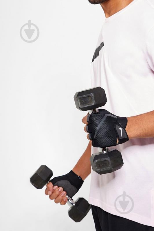 Рукавички атлетичні Nike Mens Extreme Fitness Gloves р. L чорний - фото 4