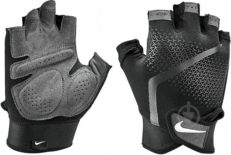 Рукавички атлетичні Nike Mens Extreme Fitness Gloves р. L чорний - фото 1