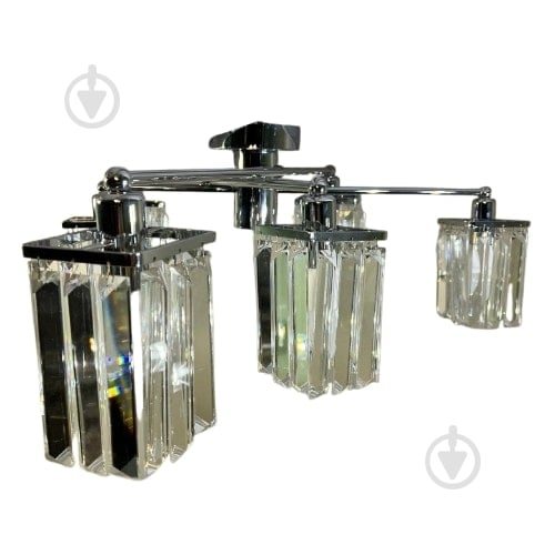 Люстра стельова EVT Lighting 6xE14 кришталевий BAMX-1499049/16 - фото 2
