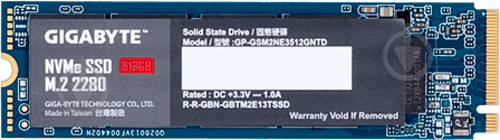 SSD-накопитель Gigabyte 512GB M.2 PCI Express 3.0 x4 NAND TLC (GP-GSM2NE3512GNTD) - фото 2