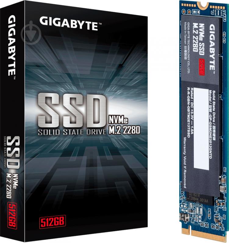 SSD-накопитель Gigabyte 512GB M.2 PCI Express 3.0 x4 NAND TLC (GP-GSM2NE3512GNTD) - фото 1