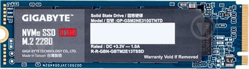 SSD-накопичувач Gigabyte 1024GB M.2 PCI Express 3.0 x4 NAND TLC (GP-GSM2NE3100TNTD) - фото 2