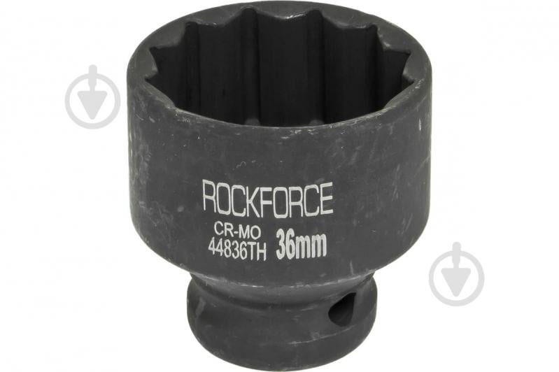 Головка ударна тонкостінна 36мм (12 г), 1/2'' Rock FORCE 1 шт. RF-44836TH - фото 1