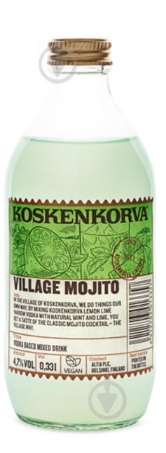 Слабоалкогольный напиток Village Mojito Cocktail 0,33 л - фото 1