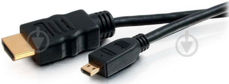 Кабель C2G HDMI micro на HDMI 10.2GBPS чорний (CG82026) - фото 2