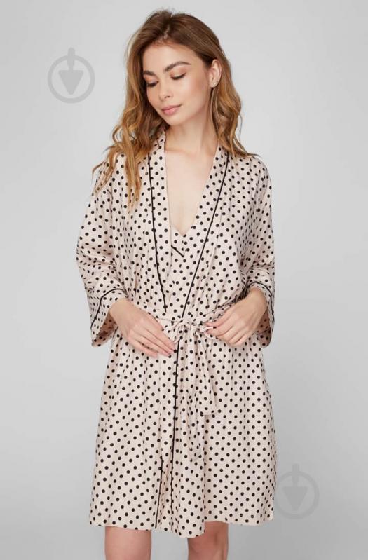 Халат домашній жіночий Naviale ROMANTIC DOTS LH561-01 р. XL крем - фото 1