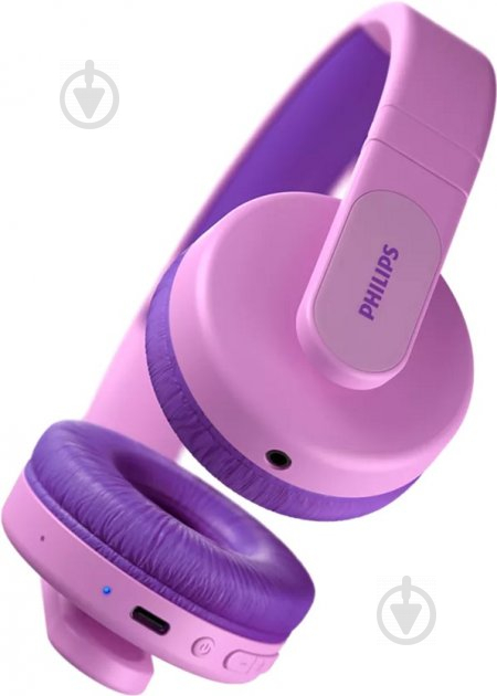 Наушники Philips TAK4206 On-ear Colored light panels pink (TAK4206PK/00) - фото 7