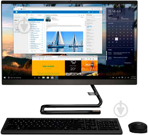 Моноблок Lenovo IdeaCentre A340-22IGM 21,5" (F0EA002EUA) black - фото 1