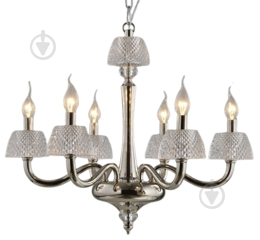 Люстра подвесная EVT Lighting 6xE14 прозрачный/хром MLP-179348/6 - фото 1 Люстра подвесная EVT Lighting 6xE14 прозрачный/хром MLP-179348/6 - фото 1