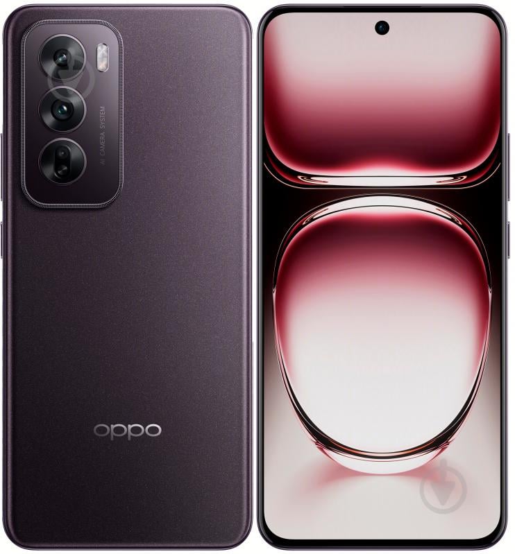 Смартфон OPPO Reno12 CPH2625 12/256GB black brown (OFCPH2625_BROWN_12/256) - фото 1