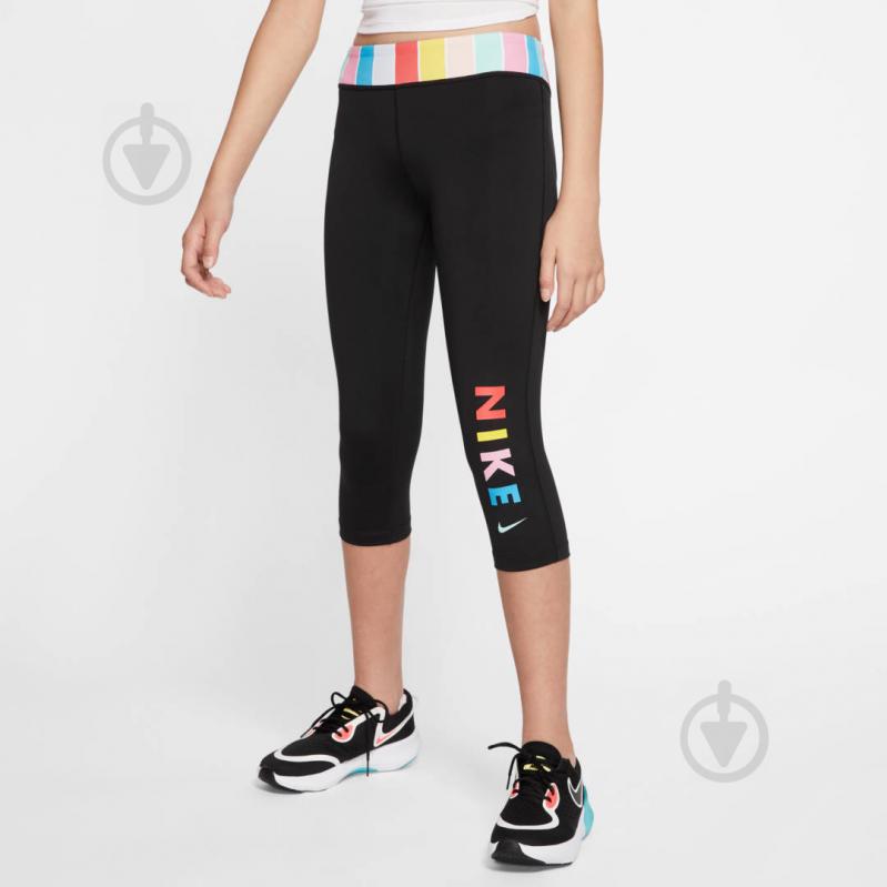 Лосини Nike G ONE TIGHT CAPRI FB CJ7671-010 чорний - фото 4