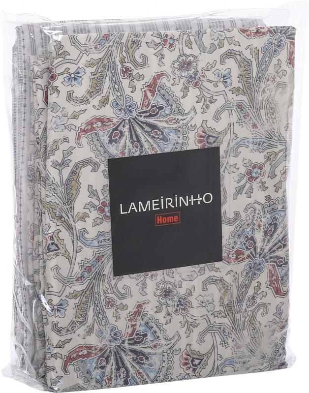 Комплект постельного белья Baroque семейный серый Lameirinho - фото 4