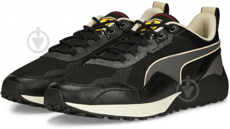 Кросівки чоловічі Puma FERRARI SPEEDFUSION 2.0 PUMA BLACK-ASPHA 30752101 р.44 чорні - фото 3